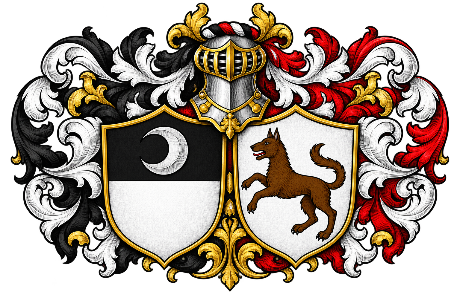 Frick and Heckman family crest